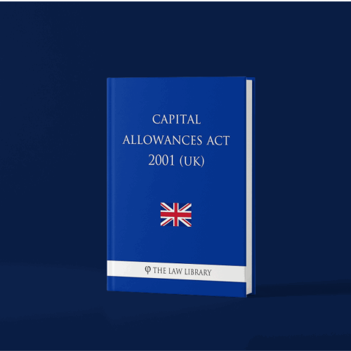 Copy of the Capital Allowance Act 2001